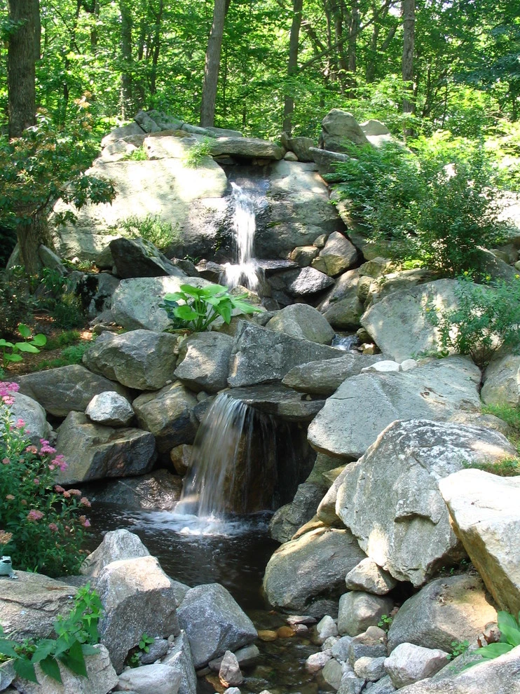 Wisecup: Huge Water Feature - Westport by TJB-INC Landscape & Drainage Contractor - Photo 22
