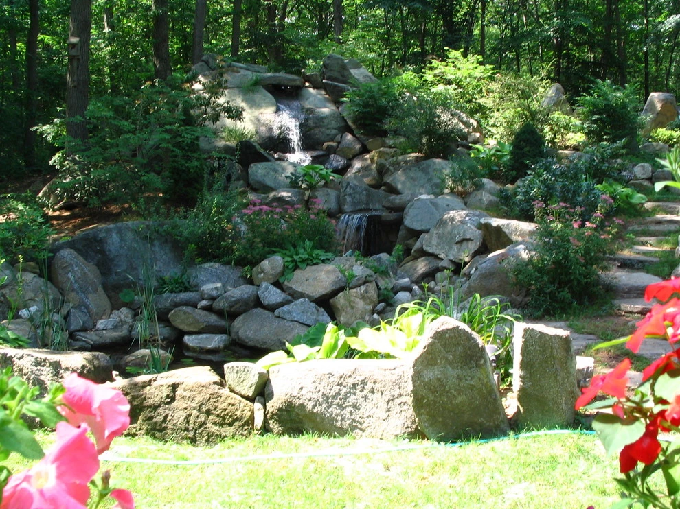 Wisecup: Huge Water Feature - Westport by TJB-INC Landscape & Drainage Contractor - Photo 26