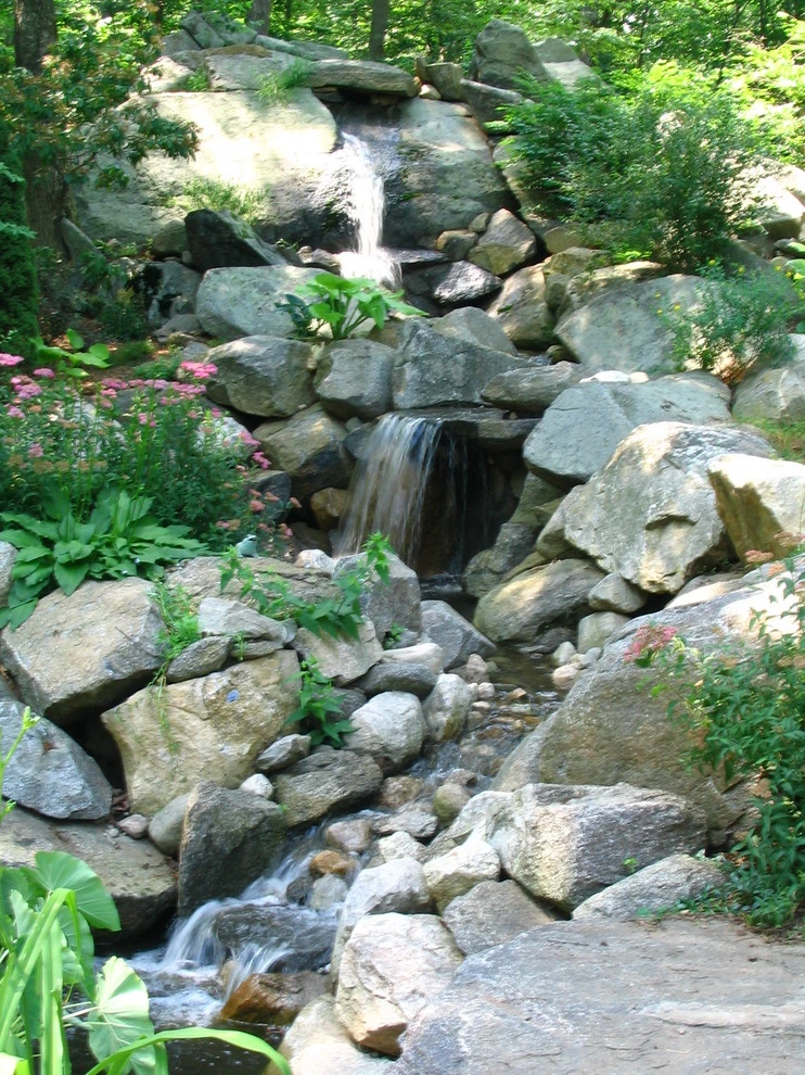 Wisecup: Huge Water Feature - Westport by TJB-INC Landscape & Drainage Contractor - Photo 24