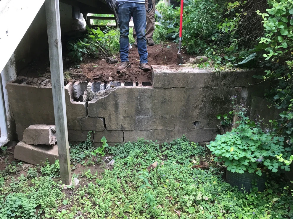 Failed cinder block replacement by TJB-INC Landscape & Drainage Contractor - Photo 5