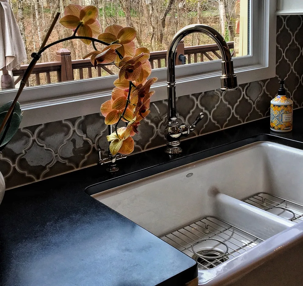 Transitional Kitchen with White Inset Cabinets by Dream Kitchen Builders - Photo 5