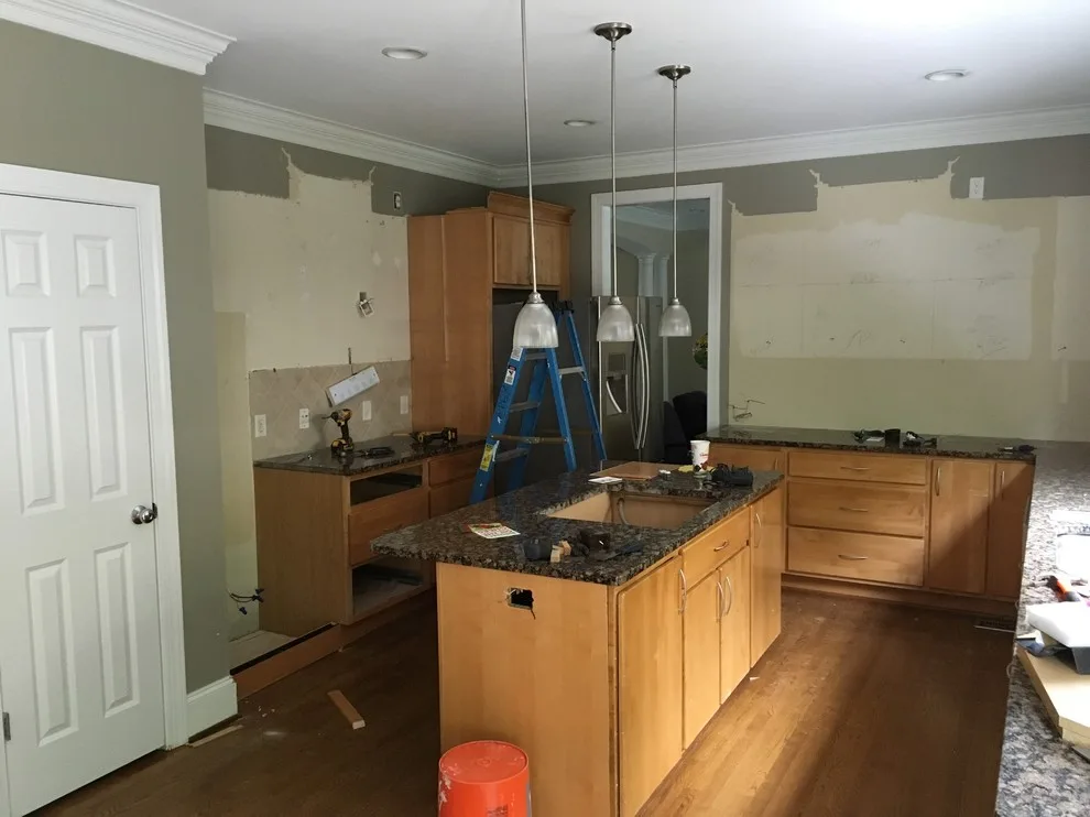 Transitional Kitchen with White Inset Cabinets by Dream Kitchen Builders - Photo 2