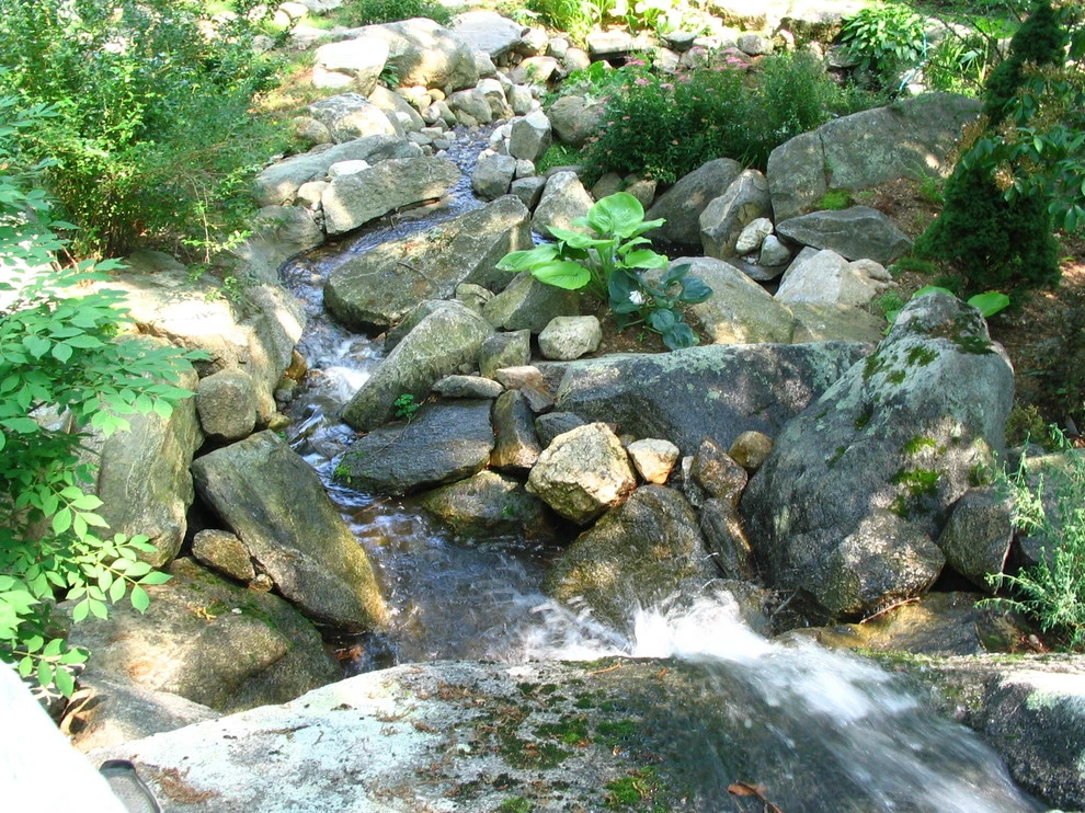 Wisecup: Huge Water Feature - Westport by TJB-INC Landscape & Drainage Contractor - Photo 9