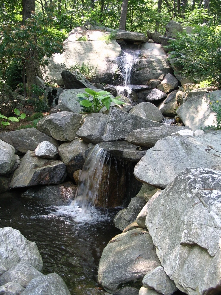 Wisecup: Huge Water Feature - Westport by TJB-INC Landscape & Drainage Contractor - Photo 4