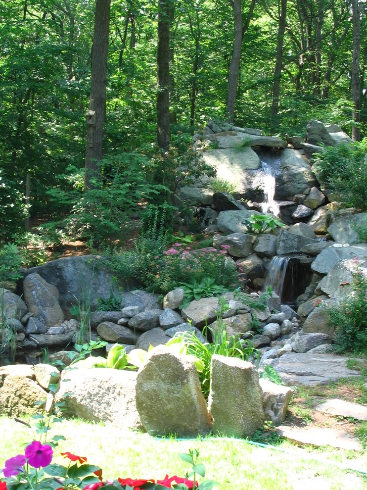 Wisecup: Huge Water Feature - Westport by TJB-INC Landscape & Drainage Contractor - Photo 3