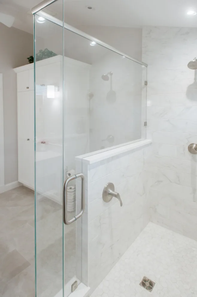 Modern Bathroom in Littleton White by Dawn Willis, Great Spaces Inc. - Photo 3