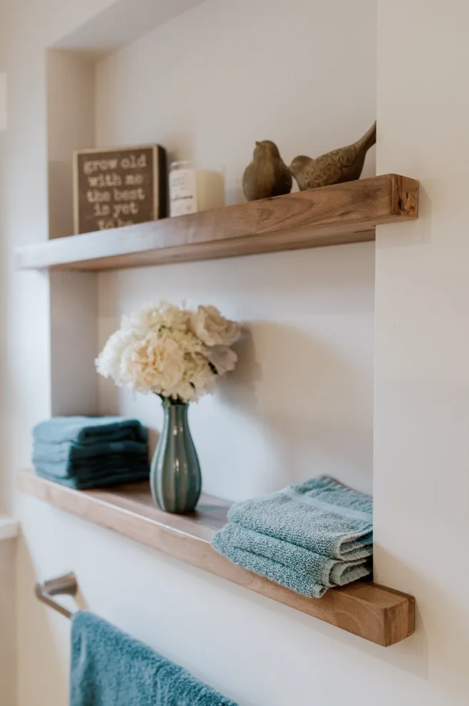 Modern Bathroom in Littleton White by Dawn Willis, Great Spaces Inc. - Photo 14