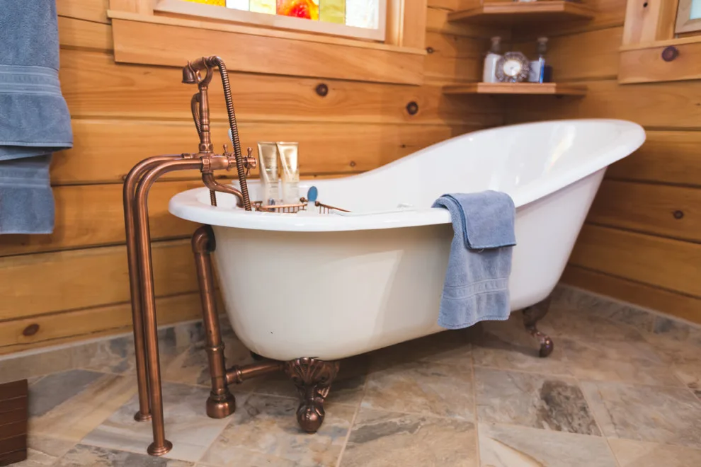 Log Cabin Bathrooms by Cavender's The Interior Company - Photo 3