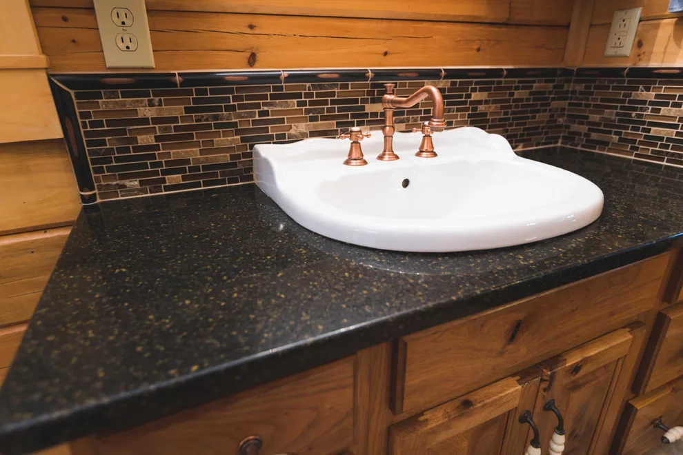 Log Cabin Bathrooms by Cavender's The Interior Company - Photo 2