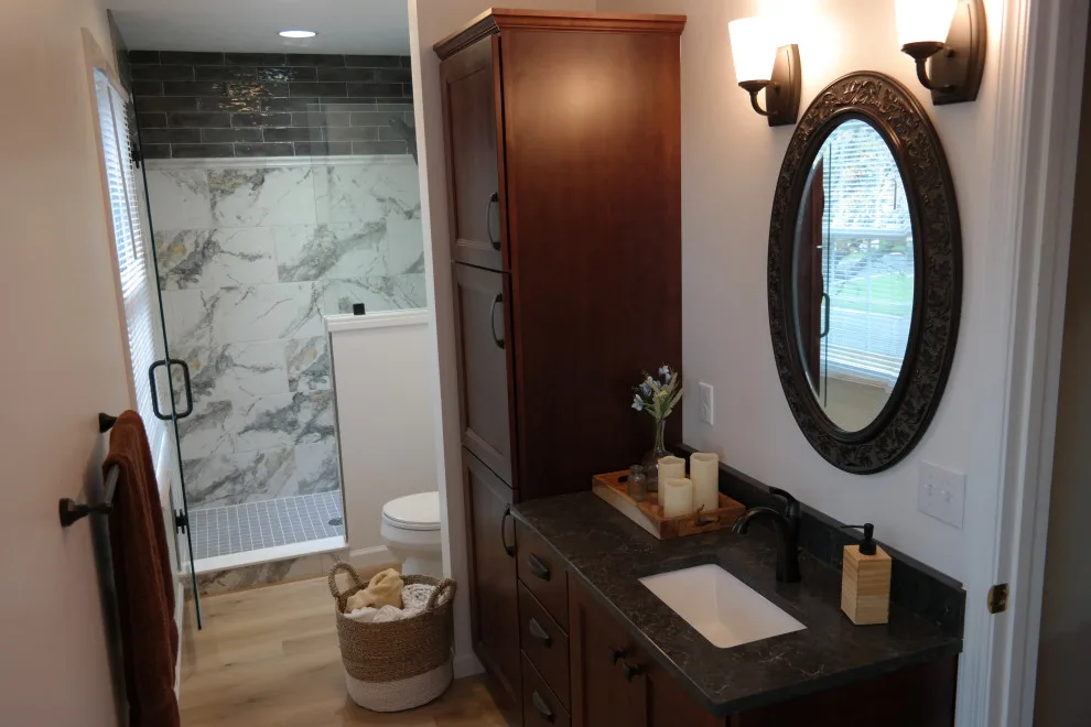 Macedon, NY - Master Bathroom Renovation by Julianna Hall - Cambre Kitchens & Bath,LLC - Photo 10