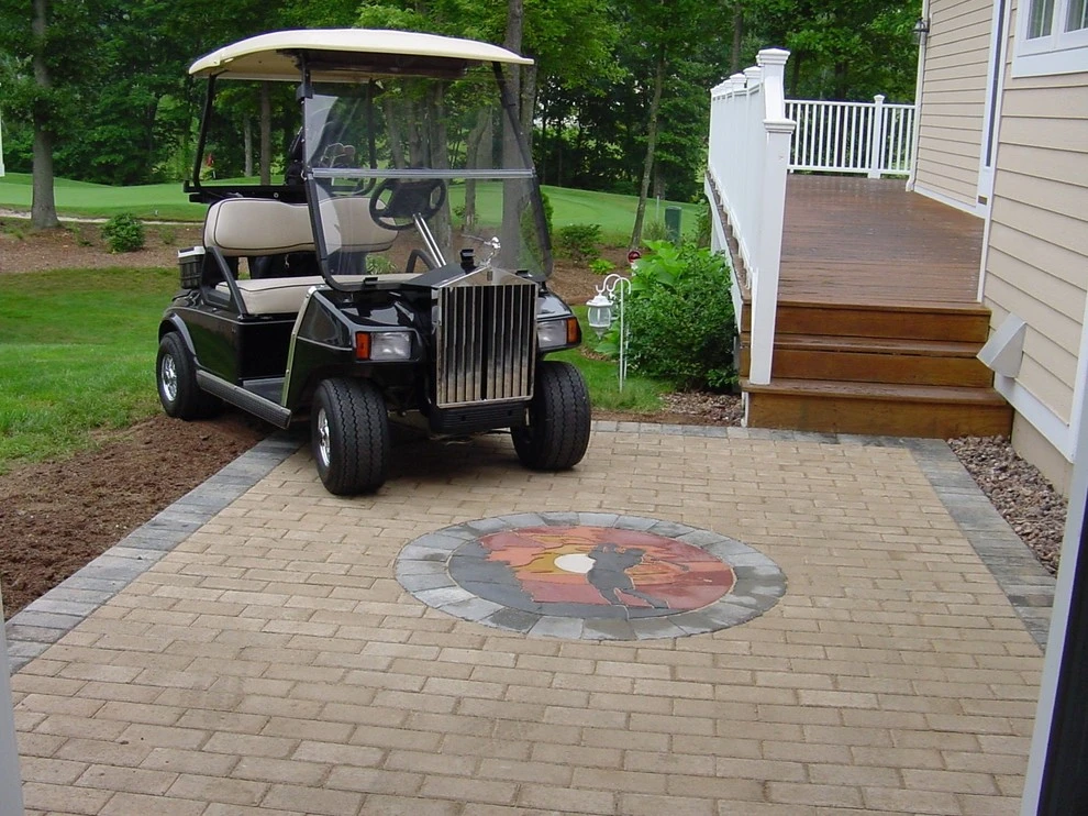Paver Art - Wallingford by TJB-INC Landscape & Drainage Contractor - Photo 6