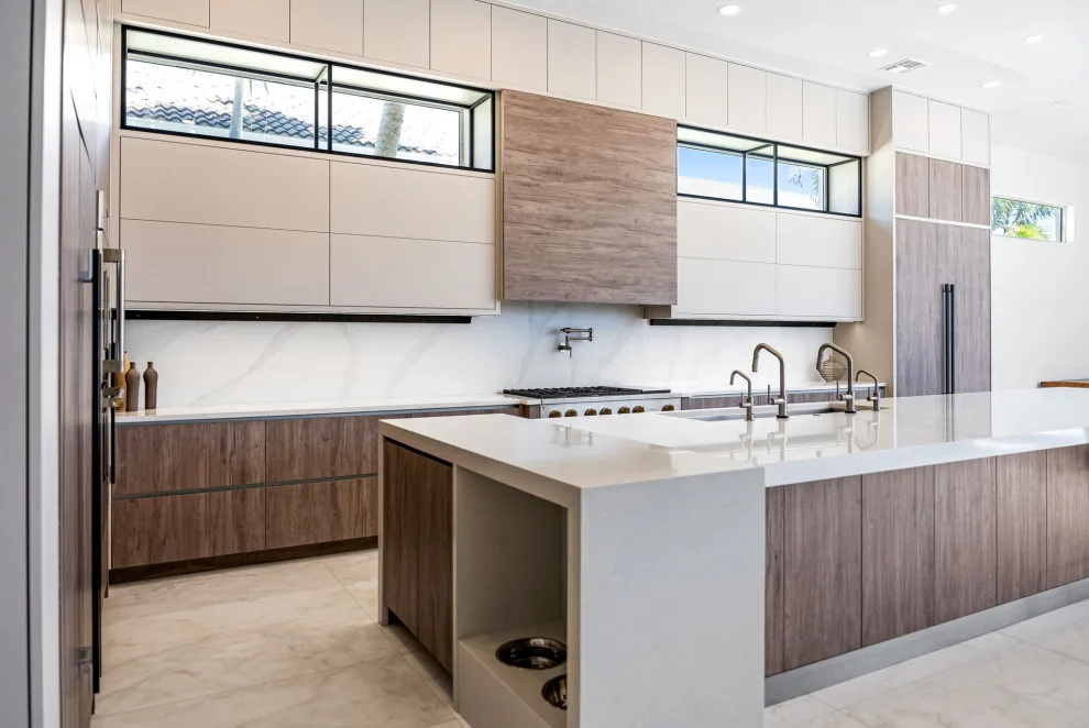 Spacious Modern Two-Tone Kitchen in West Bay by DaVinci Kitchens, Bath, & Cabinetry - Photo 3