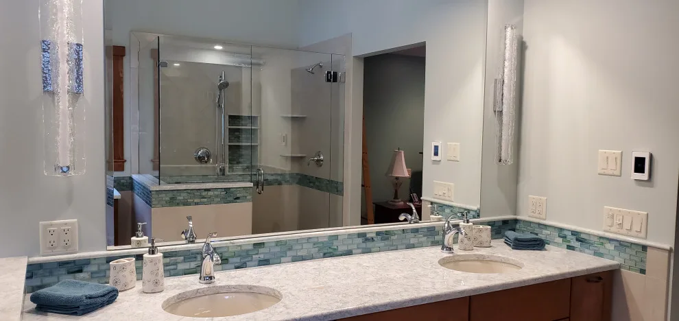 Swanzey, NH Master Bathroom Renovation by Camino Verde Designs - Photo 14