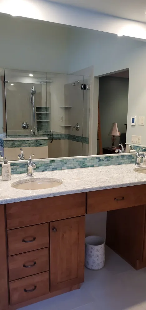 Swanzey, NH Master Bathroom Renovation by Camino Verde Designs - Photo 30