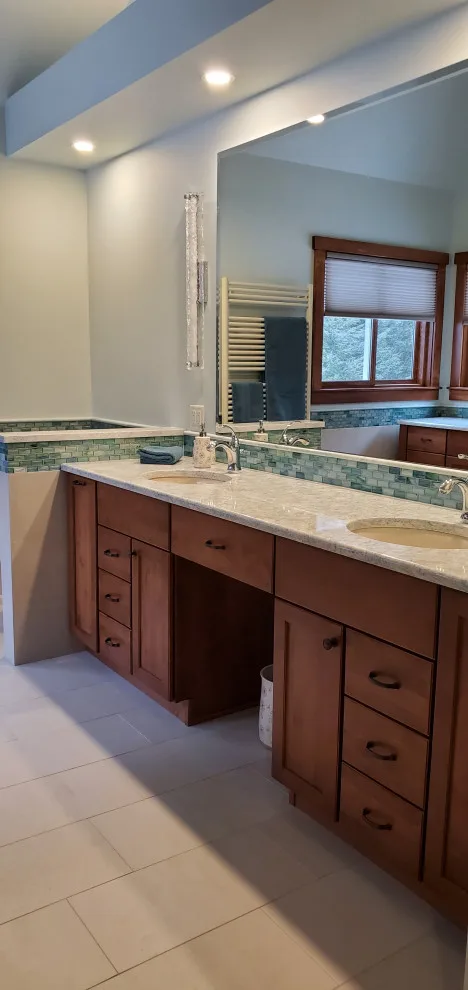 Swanzey, NH Master Bathroom Renovation by Camino Verde Designs - Photo 17
