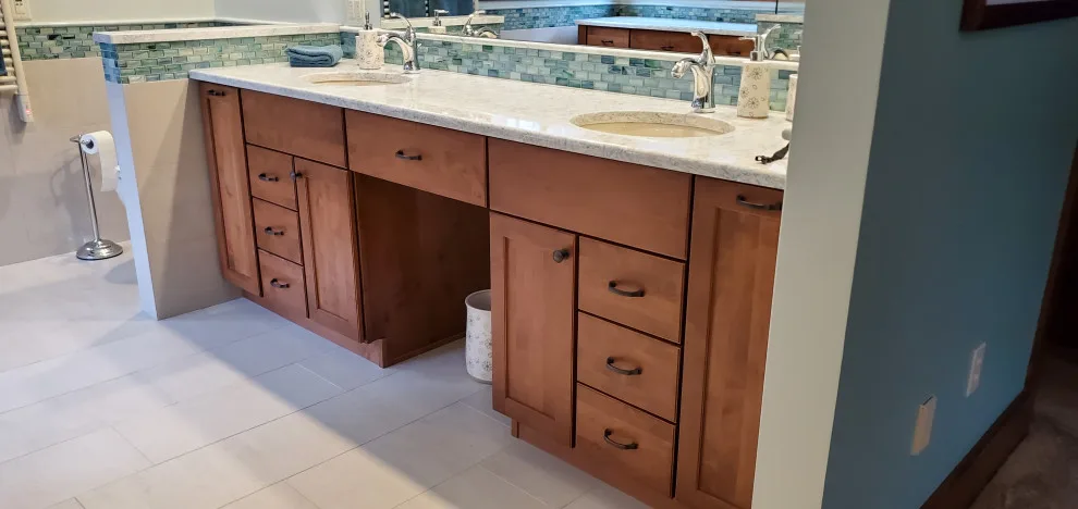 Swanzey, NH Master Bathroom Renovation by Camino Verde Designs - Photo 23