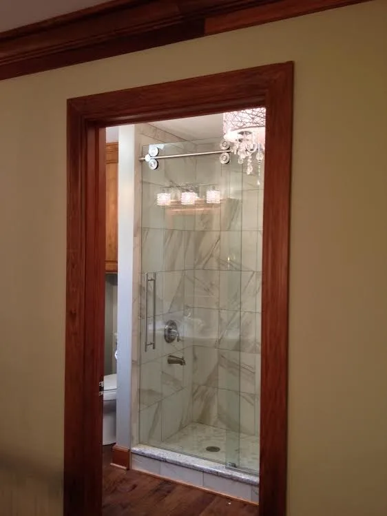 Elegant Transitional Master Bathroom Renovation by Gladieux Home Center - Photo 4
