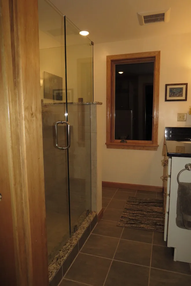Hancock NH Master Bathroom Renovation by Camino Verde Designs - Photo 6