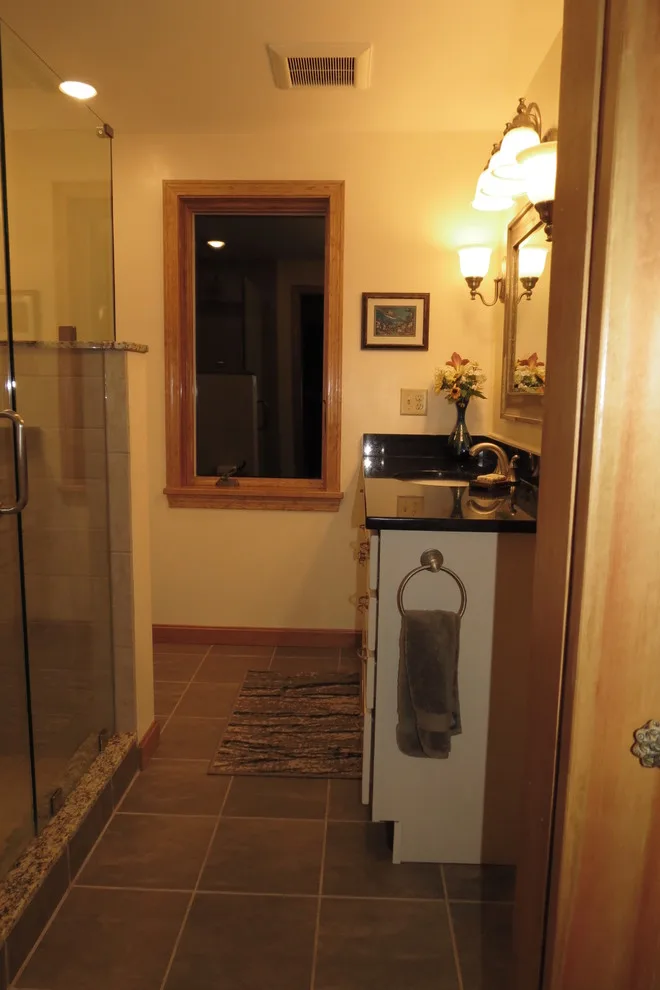 Hancock NH Master Bathroom Renovation by Camino Verde Designs - Photo 7