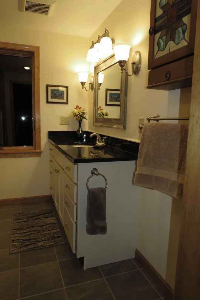 Hancock NH Master Bathroom Renovation by Camino Verde Designs - Photo 3