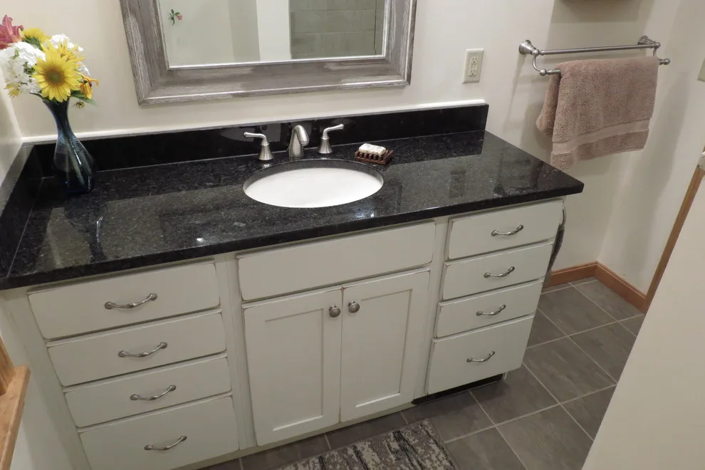 Hancock NH Master Bathroom Renovation by Camino Verde Designs - Photo 2