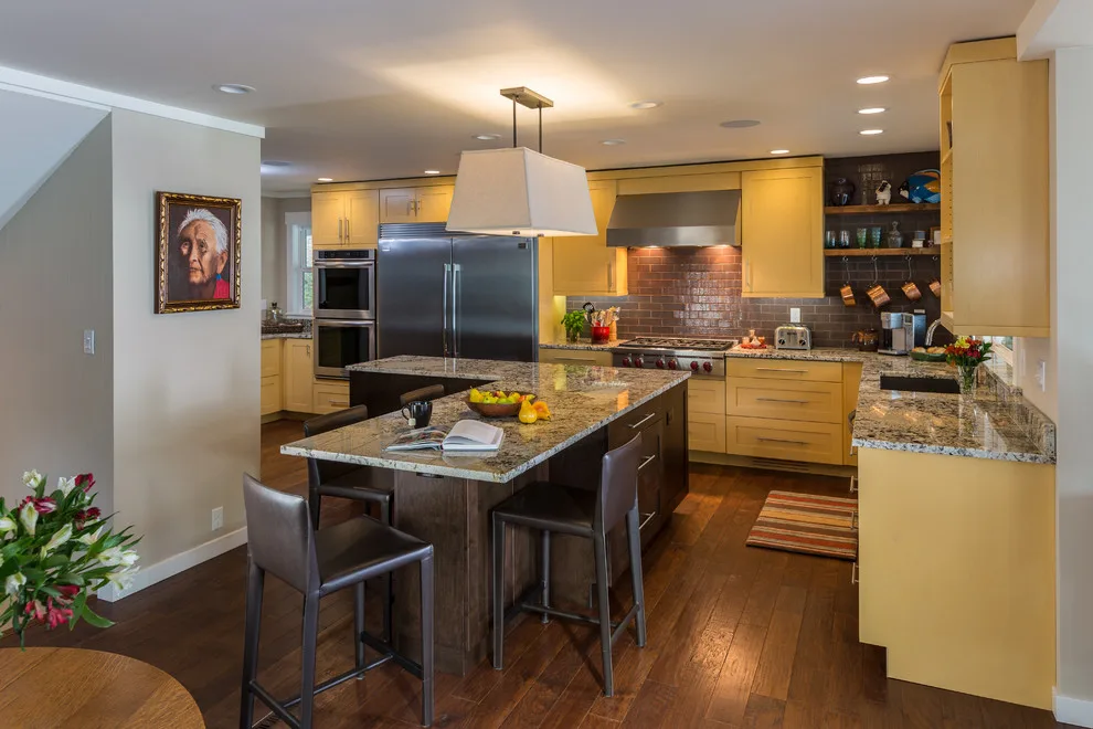 Mid-Century Style Living Room and Kitchen by Interior Dimensions - Photo 8