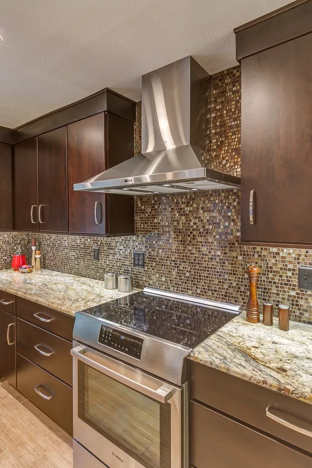 Contemporary Espresso Slab Cabinetry by The Kitchen Place - Photo 7