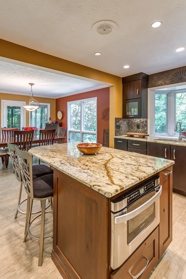 Contemporary Espresso Slab Cabinetry by The Kitchen Place - Photo 4