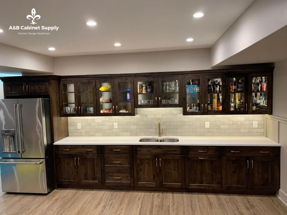 Basement Bar in Midway, KY by A&B Cabinet Supply - Photo 2