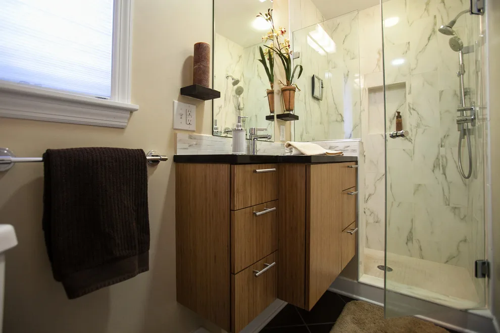 Mission Accomplished: Transforming the Master Bath by MadDesigns Kitchen, Bath, Interiors - Photo 2