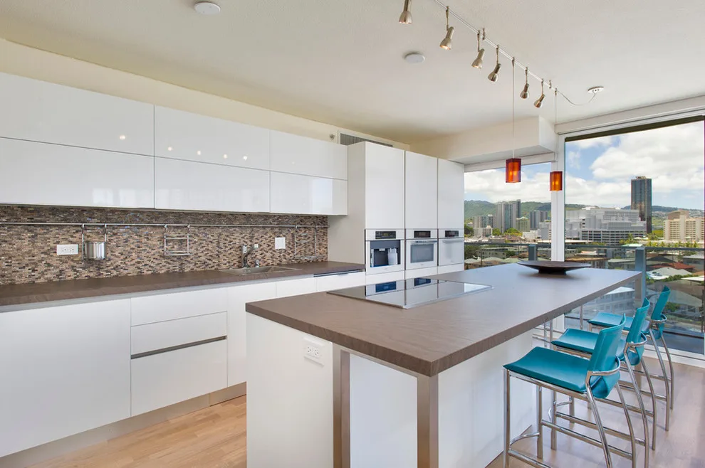 Pacific Moana Towers Kitchen and Condo Renovation Project by INspiration Interiors Kitchen, Bath And Closet - Photo 15