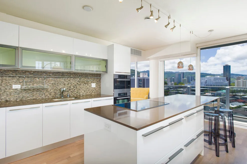 Pacific Moana Towers Kitchen and Condo Renovation Project by INspiration Interiors Kitchen, Bath And Closet - Photo 13