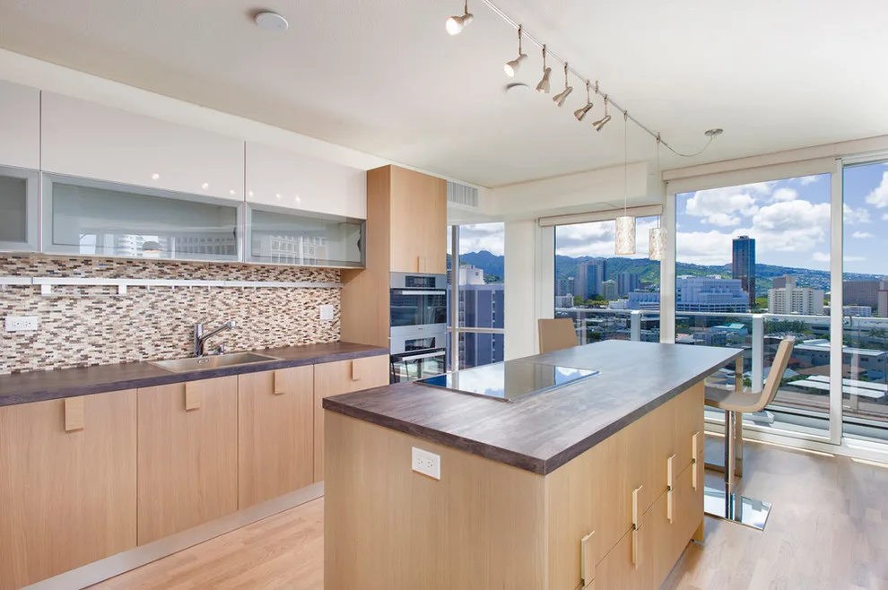 Pacific Moana Towers Kitchen and Condo Renovation Project by INspiration Interiors Kitchen, Bath And Closet - Photo 7