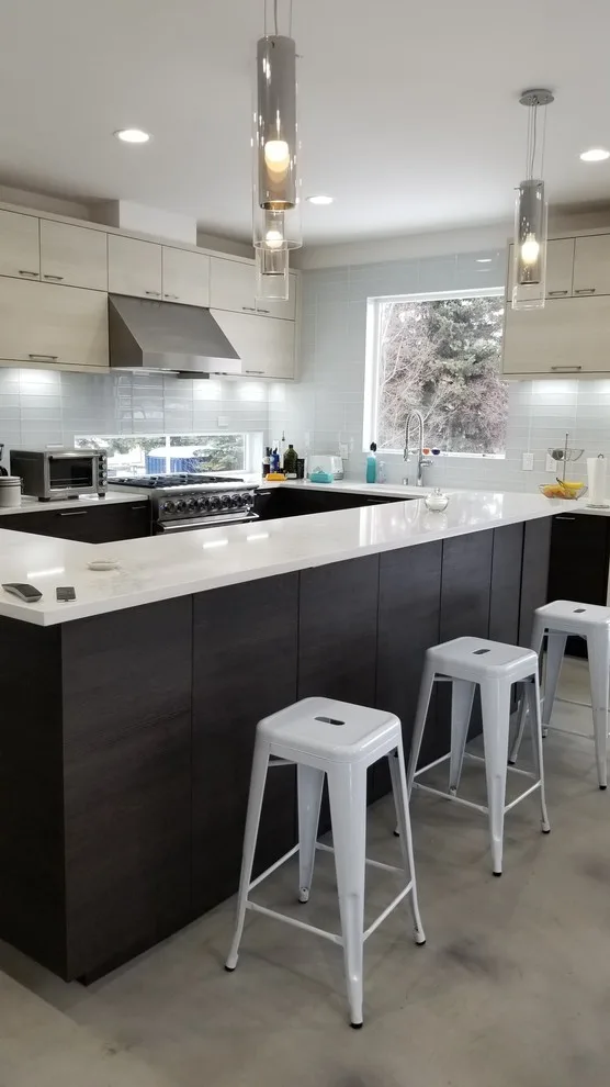 Contemporary Alaskan Kitchen by Jamie Tamanaha With Florcraft Carpet One - Photo 9