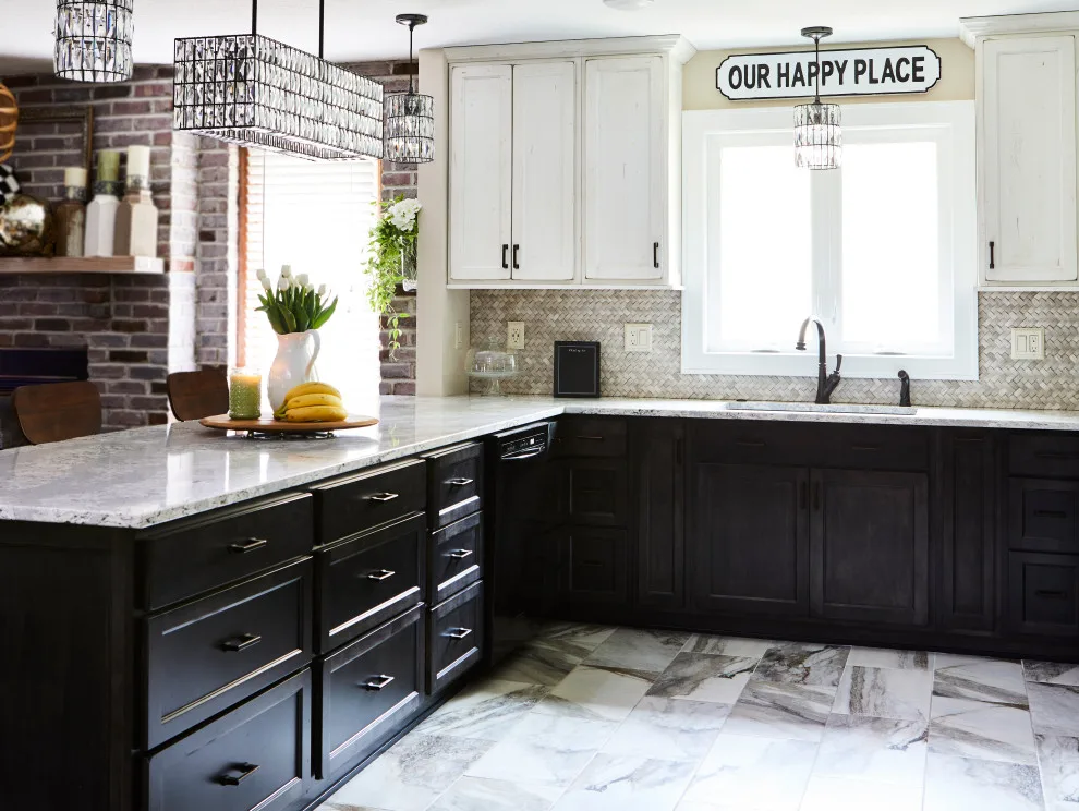 Contemporary Farmhouse with Contrast by Lokenvitz Design And Woodworking, LLC - Photo 5