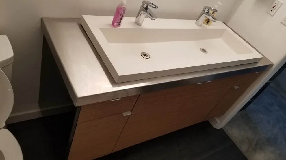 Contemporary Hovering Vanity by Jamie Tamanaha With Florcraft Carpet One - Photo 9