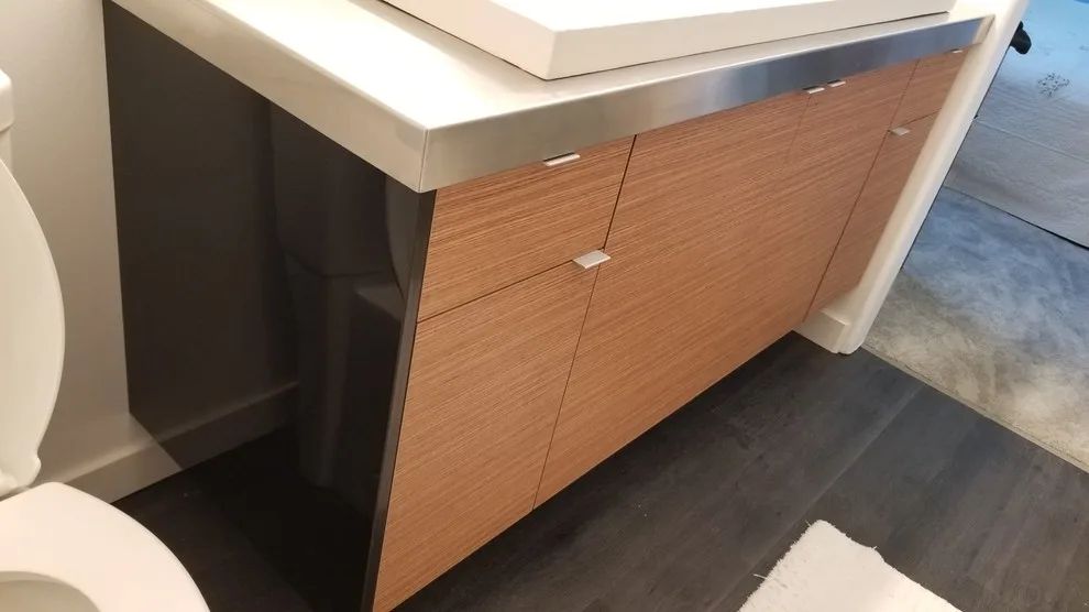 Contemporary Hovering Vanity by Jamie Tamanaha With Florcraft Carpet One - Photo 5