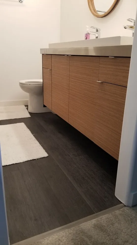 Contemporary Hovering Vanity by Jamie Tamanaha With Florcraft Carpet One - Photo 8
