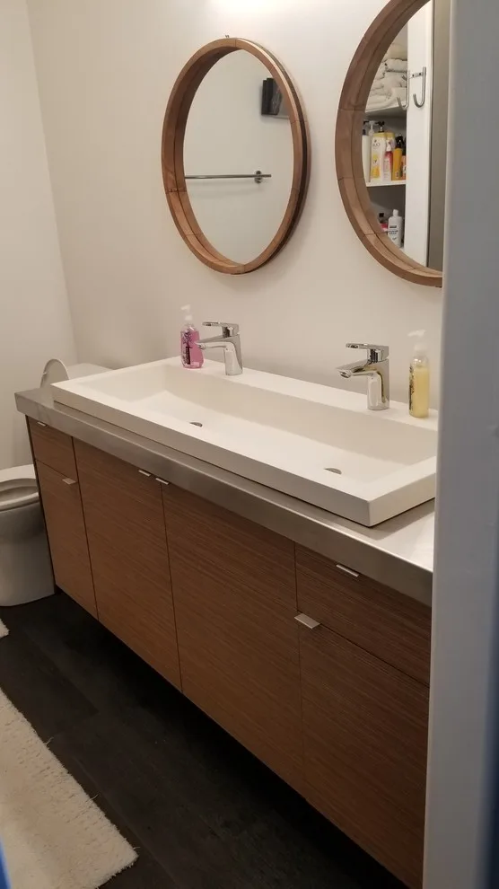 Contemporary Hovering Vanity by Jamie Tamanaha With Florcraft Carpet One - Photo 7