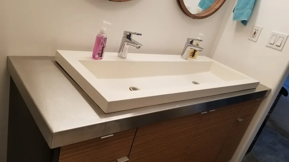 Contemporary Hovering Vanity by Jamie Tamanaha With Florcraft Carpet One - Photo 4