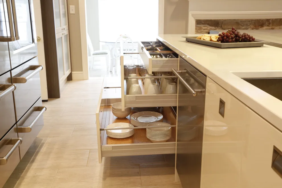 Contemporary Kitchen Design Featuring International Touches by Kitchen & Bath Designs By Leah LLC - Photo 11