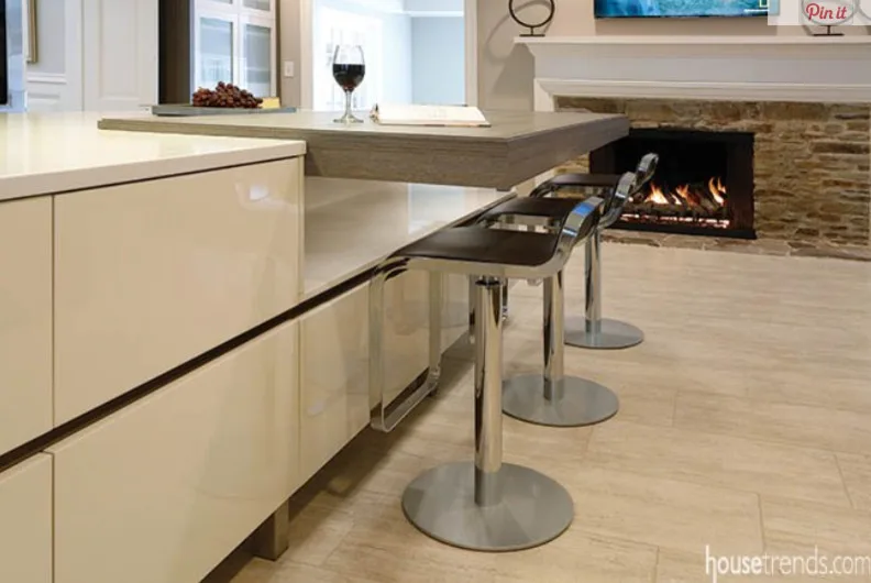 Contemporary Kitchen Design Featuring International Touches by Kitchen & Bath Designs By Leah LLC - Photo 5
