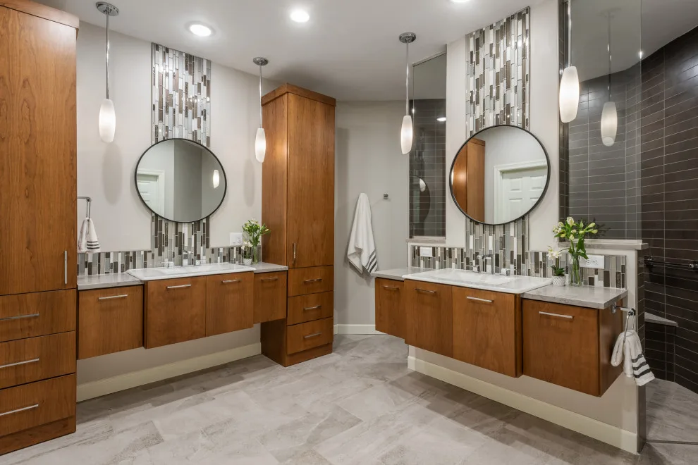 Contemporary Spa-Inspired Bathroom on Spyglass by Detailed Designs By Denise - Photo 3