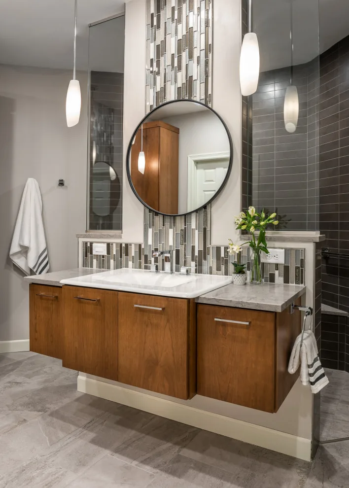 Contemporary Spa-Inspired Bathroom on Spyglass by Detailed Designs By Denise - Photo 4