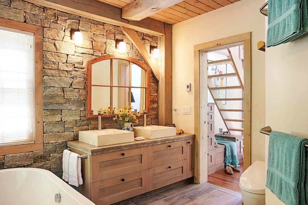 Contemporary Country Bathroom by Designs For Living By Wendy, LLC - Photo 5