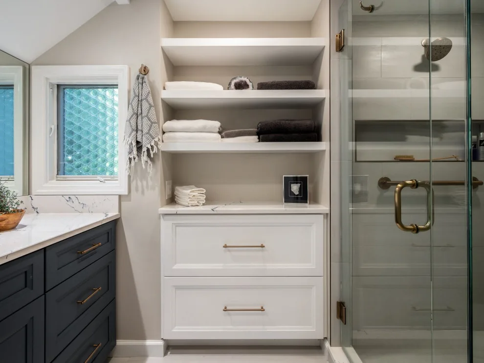 Contemporary Upper Arlington Bathroom Suite by Residence Design Build Remodel - Photo 4