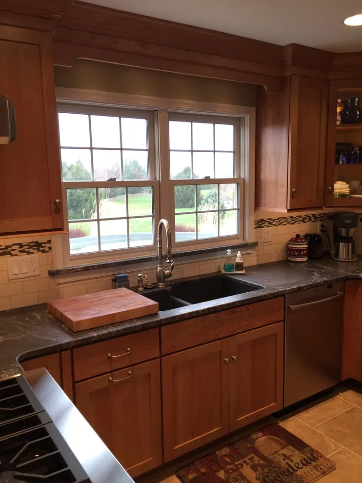 Cherry Wood with Silver Waves Leather Granite by Stacey Kocevar Designs, LLC - Photo 23