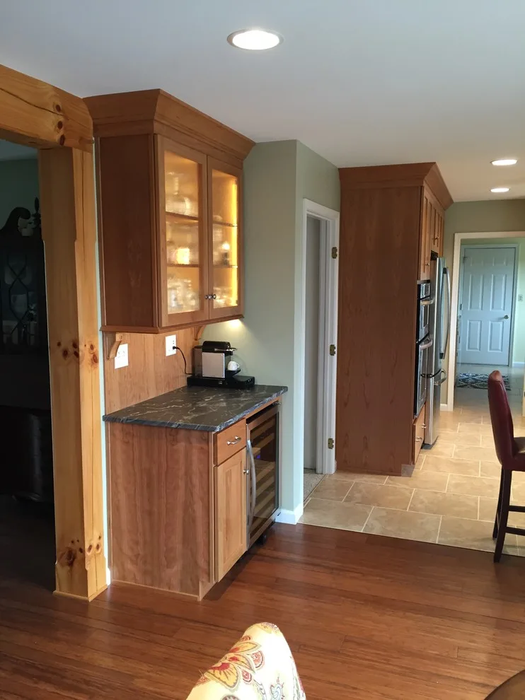 Cherry Wood with Silver Waves Leather Granite by Stacey Kocevar Designs, LLC - Photo 9