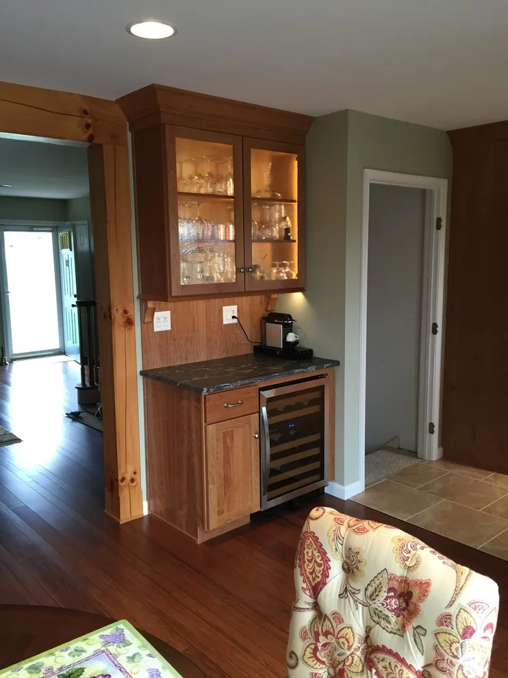 Cherry Wood with Silver Waves Leather Granite by Stacey Kocevar Designs, LLC - Photo 10