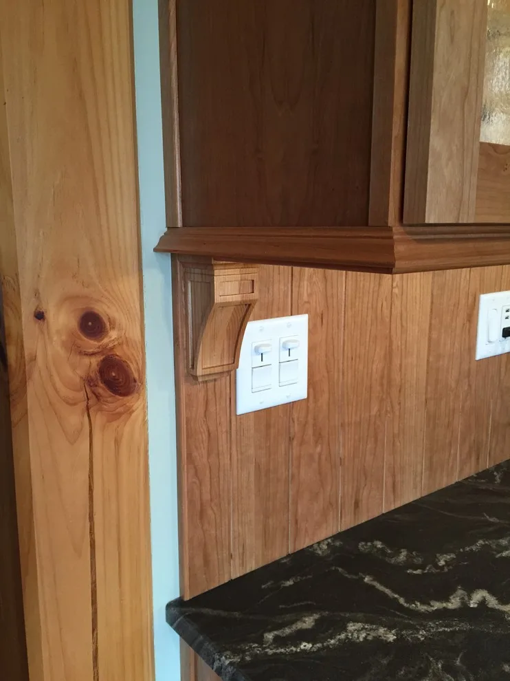 Cherry Wood with Silver Waves Leather Granite by Stacey Kocevar Designs, LLC - Photo 6